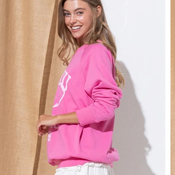 Sassy Shortcake Pink Malibu Club Crewneck - Picture 5 of 11